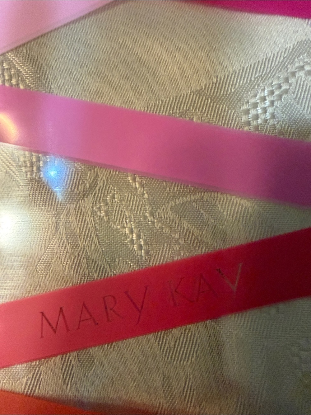 Mary Kay Heart Print Clear Bags - Pink & Red LOT OF 4 packages - Picture 3 of 4